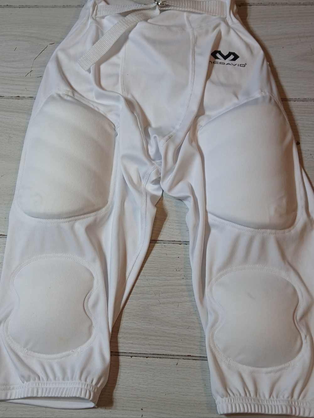 McDavid White Adult Large Padded Football Pants NWOT!